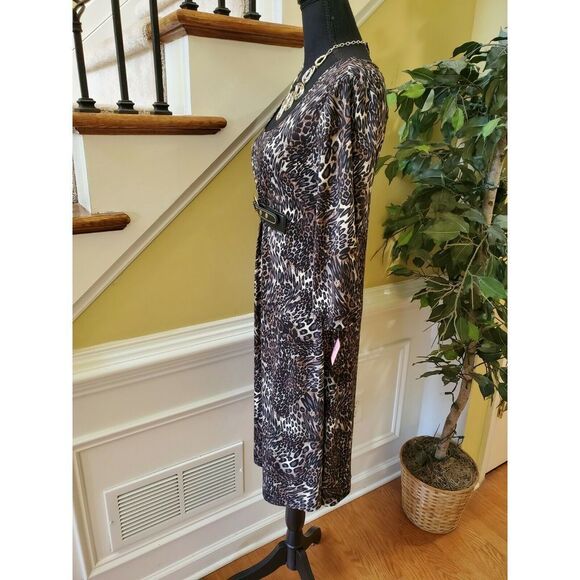 NWT Susie in the City Animal Print Dress Small - Picture 4 of 8